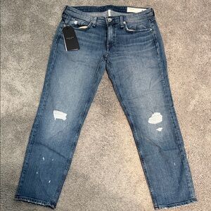 NWT Rag & Bone Low Rise Slim Boyfriend Jeans - Size 27